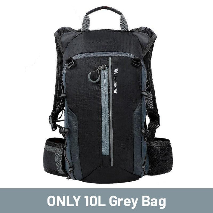 WEST BIKING 10L Ultralight Cycling Backpack - 280g Breathable Bicycle Bag - Water Repellent Nylon Sport Daypack for MTB, Climbing &amp; Hiking