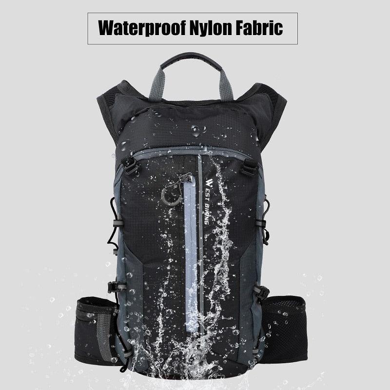 WEST BIKING 10L Ultralight Cycling Backpack - 280g Foldable Packable Daypack - Water Repellent Nylon Sport Bag for Hiking &amp; Travel