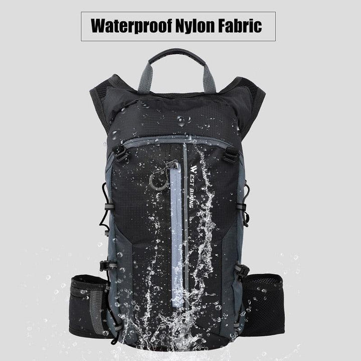 WEST BIKING 10L Ultralight Cycling Backpack - 280g Foldable Packable Daypack - Water Repellent Nylon Sport Bag for Hiking &amp; Travel