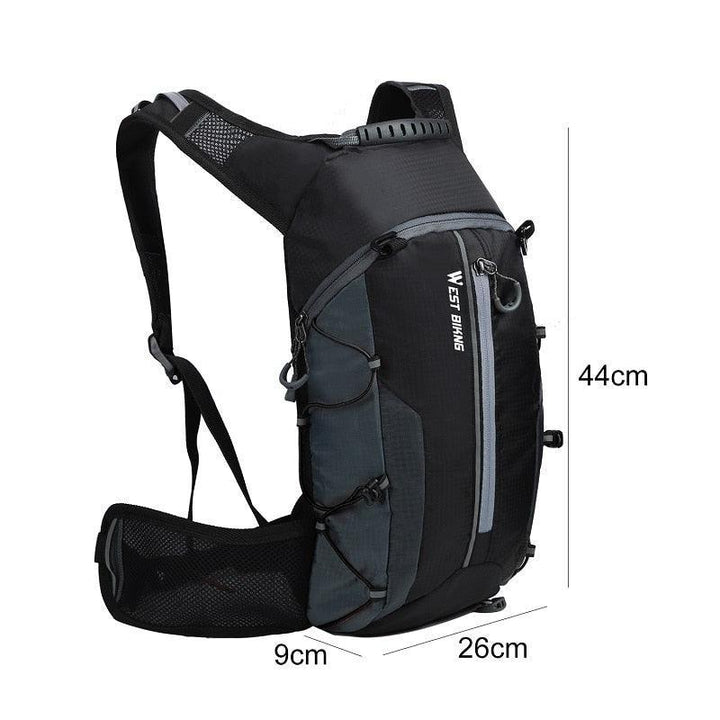 WEST BIKING 10L Ultralight Cycling Backpack - 280g Foldable Packable Daypack - Water Repellent Nylon Sport Bag for Hiking &amp; Travel
