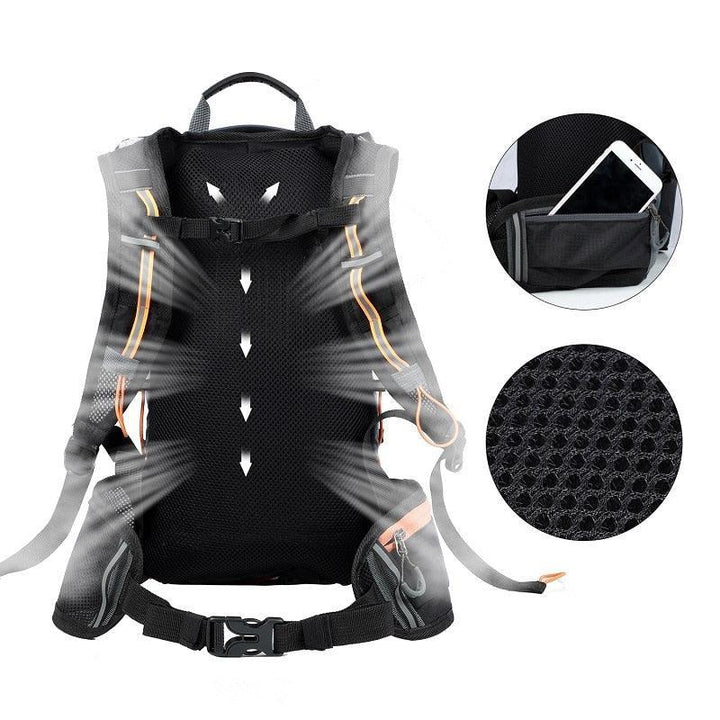 WEST BIKING 10L Ultralight Cycling Backpack - 280g Foldable Packable Daypack - Water Repellent Nylon Sport Bag for Hiking &amp; Travel