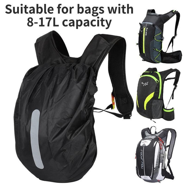 WEST BIKING 10L/15L Ultralight Cycling Backpack - 280g Water Repellent Nylon - Breathable MTB Hydration Bag with Rain Cover - For Hiking &amp; Climbing