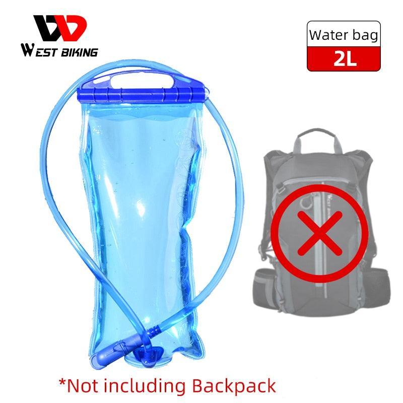 WEST BIKING 10L/15L Ultralight Cycling Backpack - 280g Water Repellent Nylon - Breathable MTB Hydration Bag with Rain Cover - For Hiking &amp; Climbing