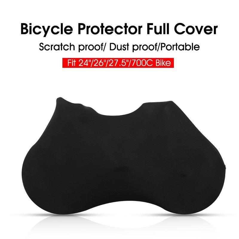 West Biking Indoor Bicycle Cover - High-Stretch Dust-Proof Protector - Keeps Floors Clean for 26" 27.5" 700C MTB &amp; Road Bikes