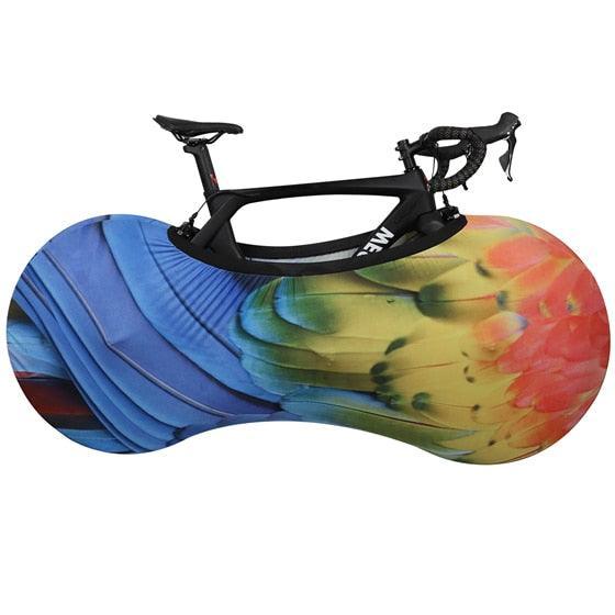 West Biking Indoor Bicycle Cover - High-Stretch Dust-Proof Protector - Keeps Floors Clean for 26" 27.5" 700C MTB &amp; Road Bikes