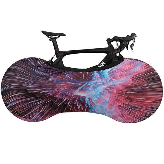 West Biking Indoor Bicycle Cover - High-Stretch Dust-Proof Protector - Keeps Floors Clean for 26" 27.5" 700C MTB &amp; Road Bikes