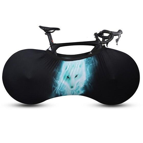 West Biking Indoor Bicycle Cover - High-Stretch Dust-Proof Protector - Keeps Floors Clean for 26" 27.5" 700C MTB &amp; Road Bikes