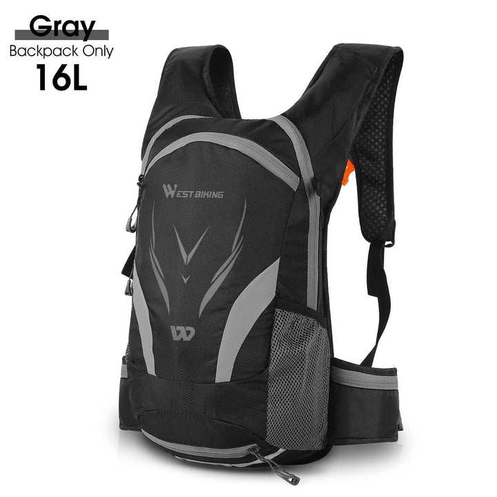 WEST BIKING 10L Ultralight Cycling Backpack - 280g Water-Repellent Nylon Daypack - Foldable &amp; Reflective Design for MTB, Road Bike &amp; Hiking