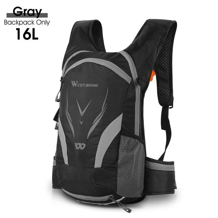 West Biking Professional Cycling Backpack - 10L/16L Large Capacity - Rainproof Nylon Sport Daypack for Hiking, Climbing &amp; Travel