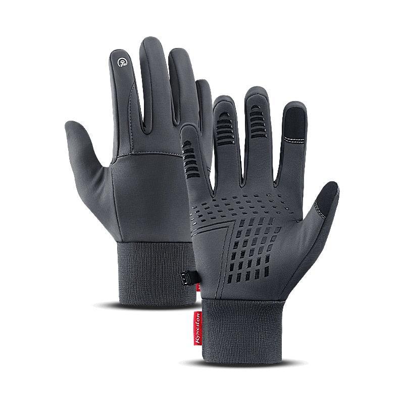 Kyncilor Winter Cycling Gloves - Thermal Fleece Warm Lining - Windproof &amp; Water-Resistant - Sensitive Touchscreen Full Finger Mittens for Skiing, Hiking &amp; Running