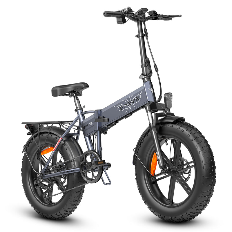 Bild in Galerie-Viewer laden, 750W Folding Electric Bike with ENGINE EP2 PRO 48V 750W 20 inch Fat Tire1
