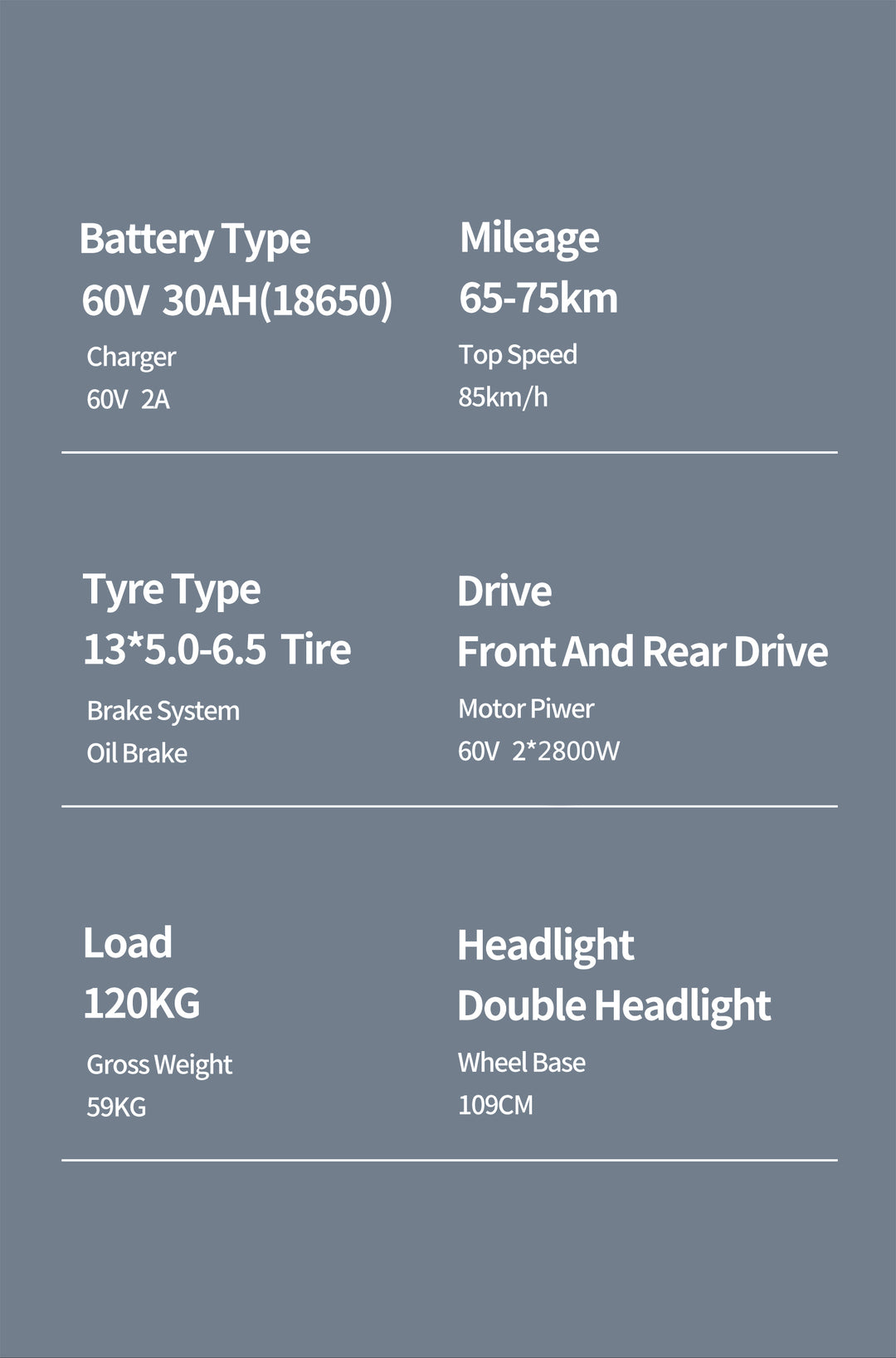 OBARTER X5 2*2800W Off-Road Electric Scooter OBARTER