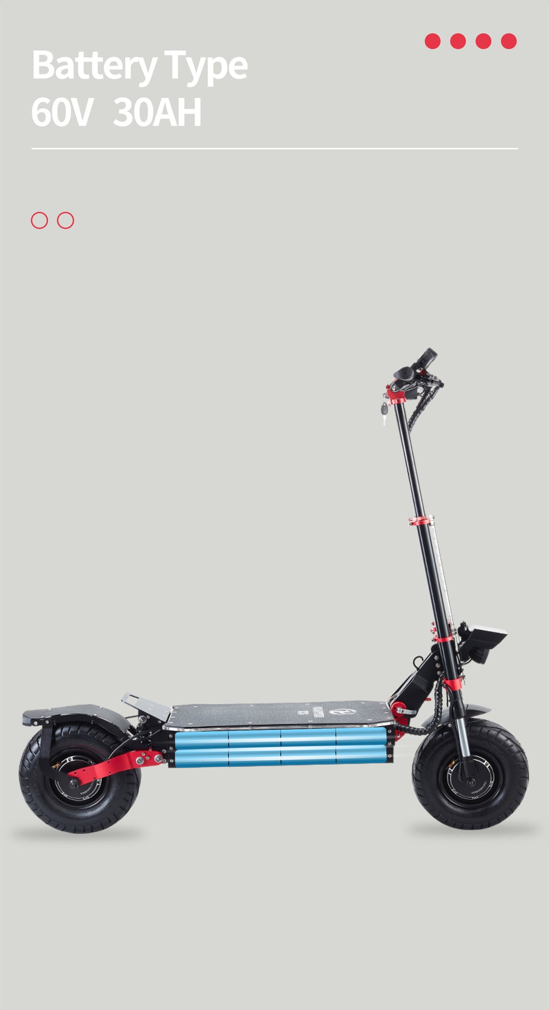OBARTER X5 2*2800W Off-Road Electric Scooter OBARTER