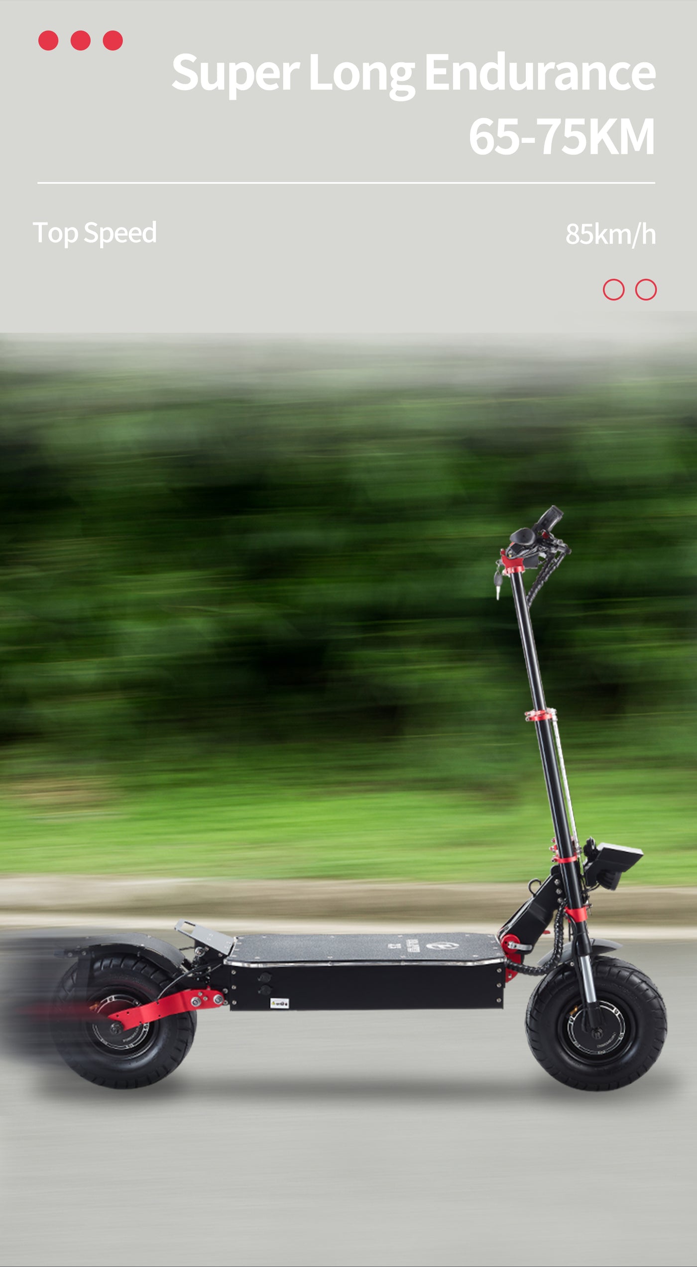 OBARTER X5 2*2800W Off-Road Electric Scooter OBARTER
