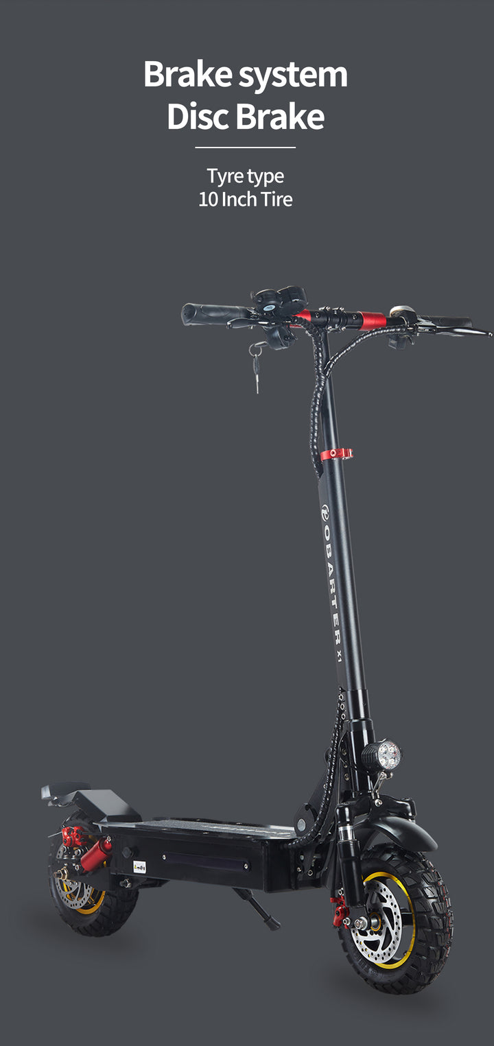 OBARTER X1 1000W 48V Off-Road Electric Scooter OBARTER