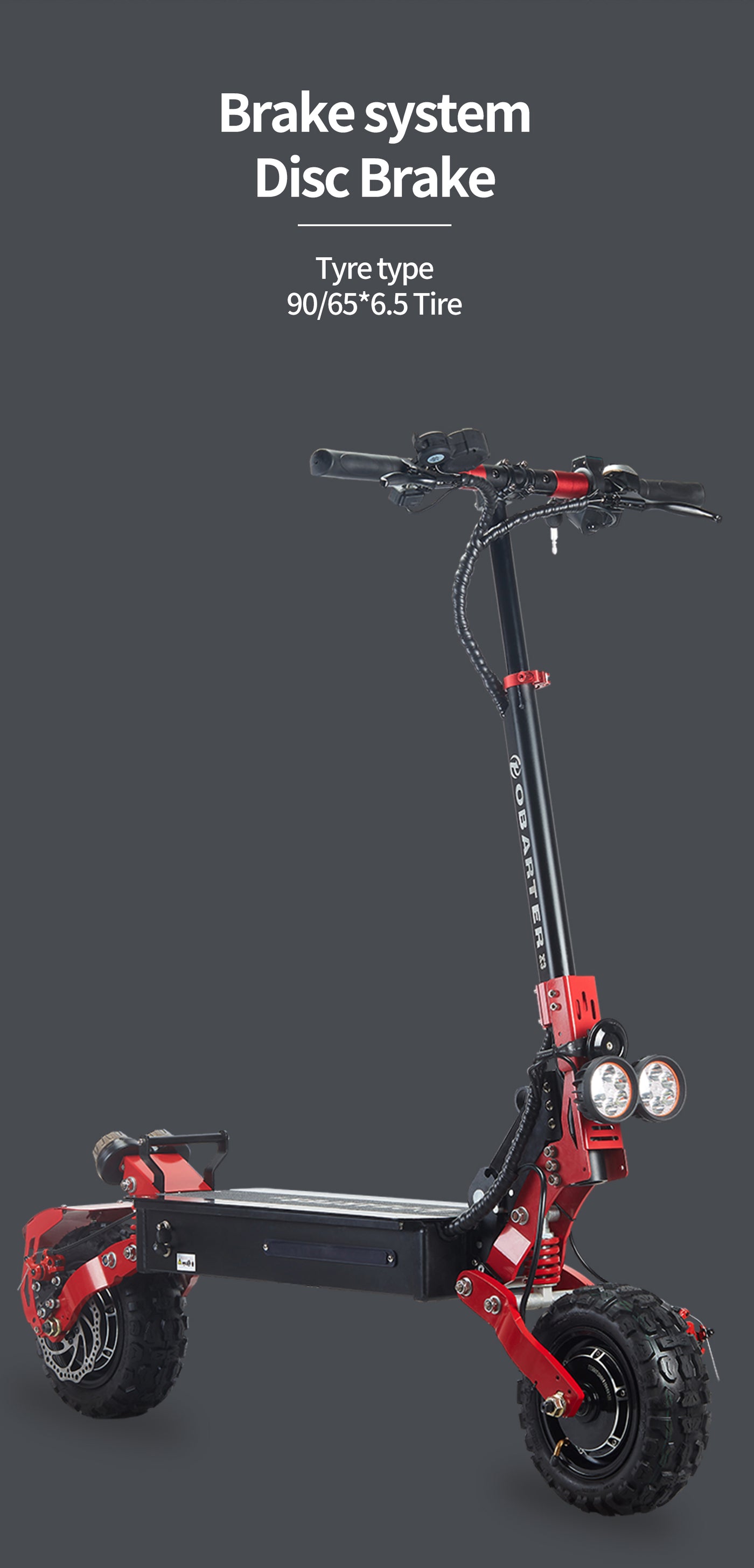 OBARTER X3 2*1200W Cross-Country Electric Scooter OBARTER