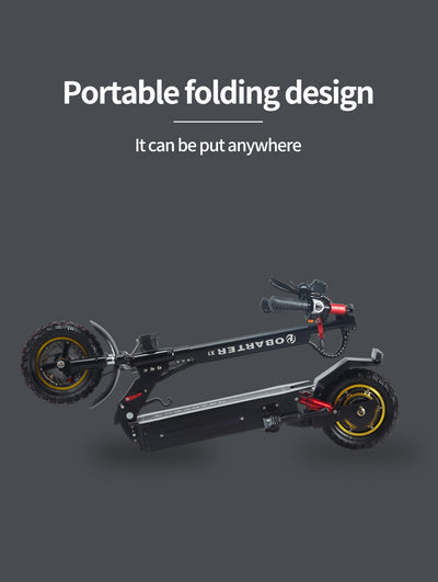 OBARTER X1 1000W 48V Off-Road Electric Scooter OBARTER