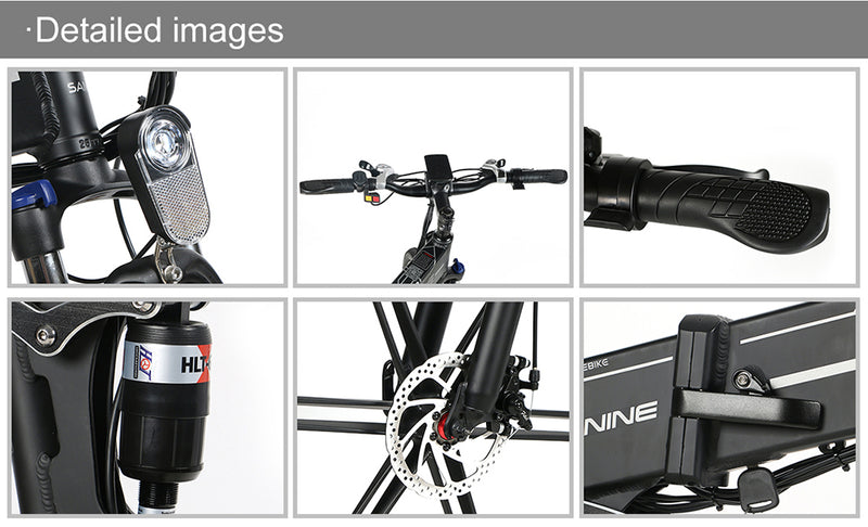Carregue a imagem no visualizador da Galeria, SAMEWAY LO26II Conjoined Rim Folding e-Bike3
