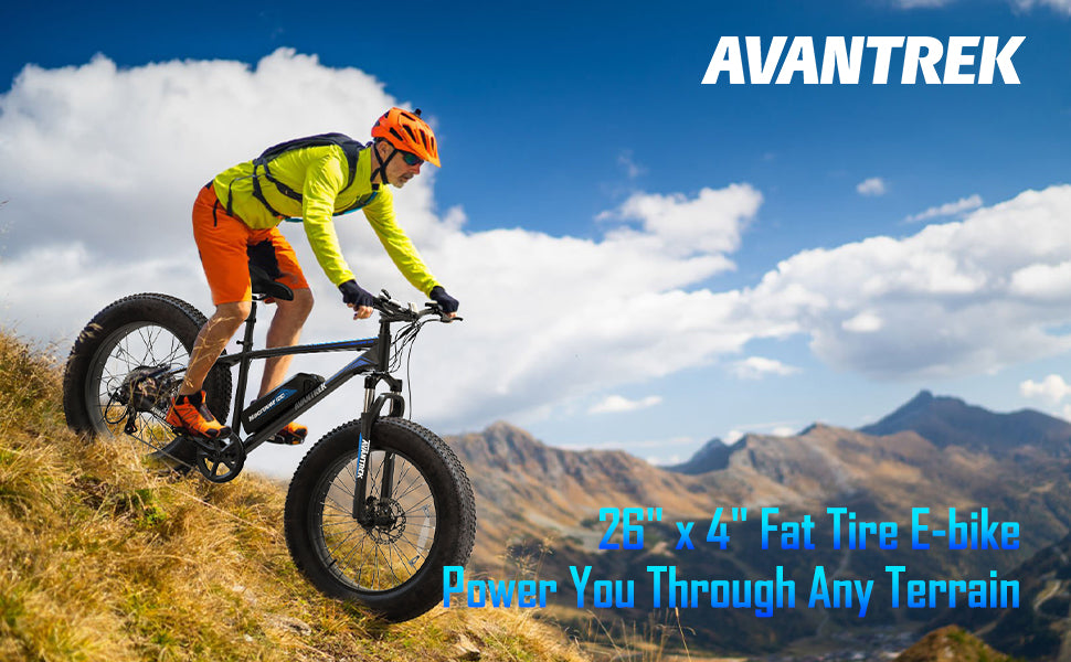 Macrover Mountain Electric Bicycle with 500W Motor and Fat Tires14