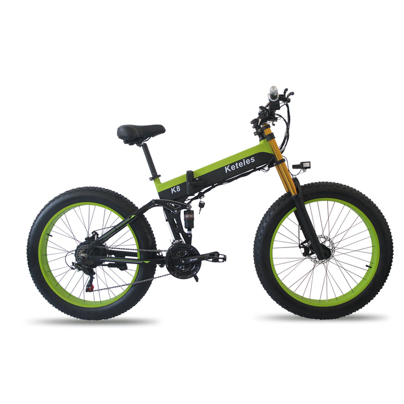 Vélo électrique KETELES KF9 20" VTT Fatbike 48V 1000W/2000W - Autonomie 75 Km - Neuf