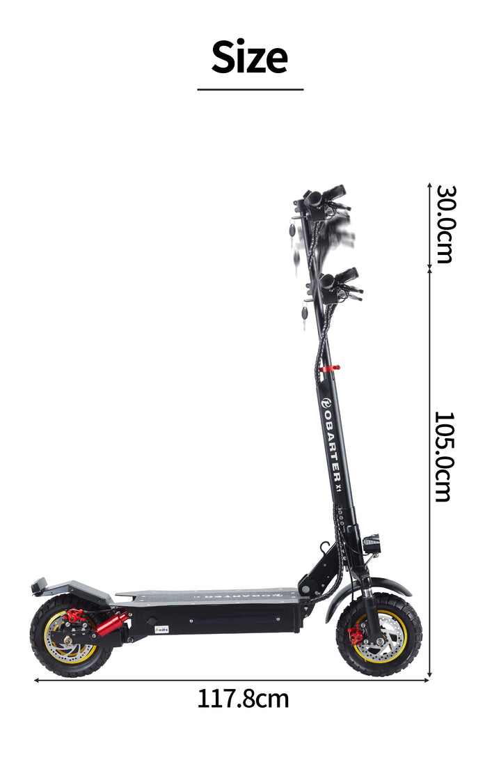 OBARTER X1 1000W 48V Off-Road Electric Scooter OBARTER