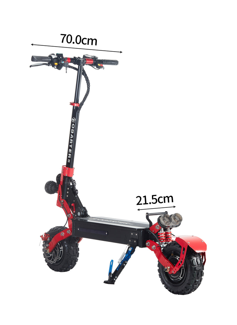 Bild in Galerie-Viewer laden, OBARTER X3 Electric Scooter 2*1200W Cross-Country15
