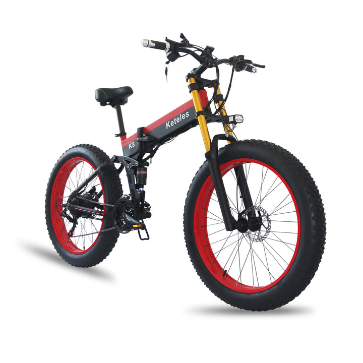 KETELES K8 48V 1000W folding electric bike6