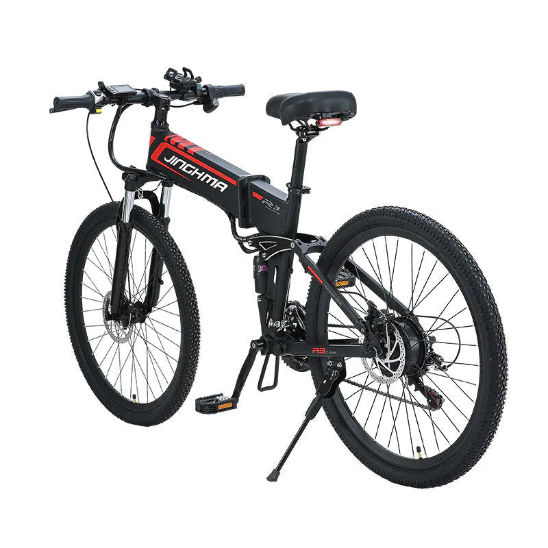 JINGHMA R3 800W 48V Folding Electric Bike7