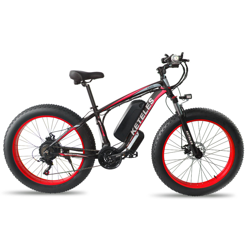 KETELES K800 48V 1000W fat tire mountain e-Bike3