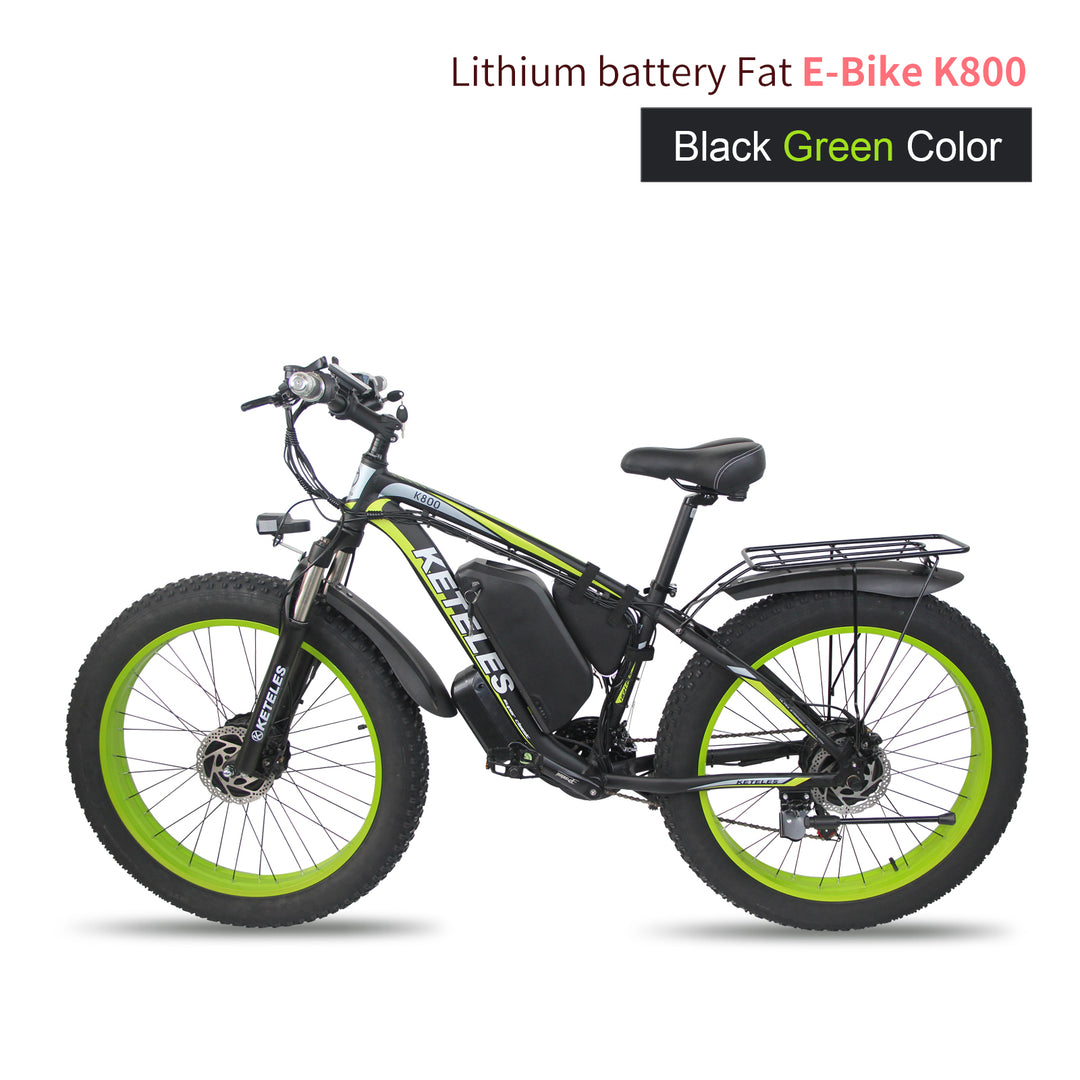 KETELES K800 48V 2000W dual motor fat tire e-bike4