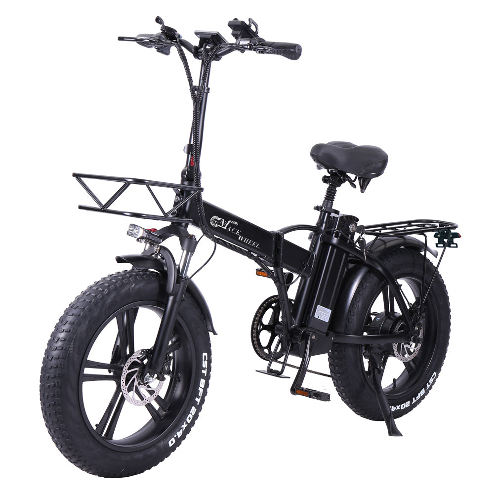 CMACEWHEEL GW20 48V 750W 15AH Hydraulic Oil Brakes Fat Tire Electric Bike CMACEWHEEL
