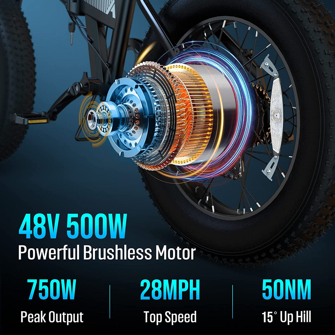 Macrover IPX200 500W Folding Electric Bicycle Macmission