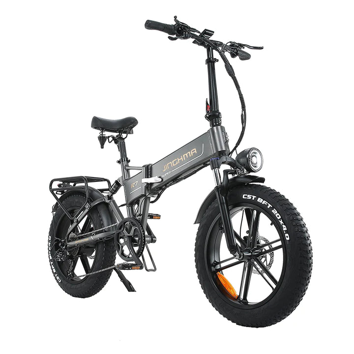 JINGHMA R7 800W 12.8AH Folding Electric Bike JINGHMA