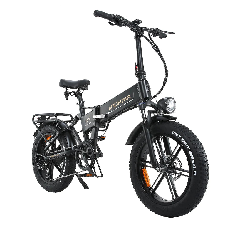 JINGHMA R7 800W 12.8AH Folding Electric Bike JINGHMA