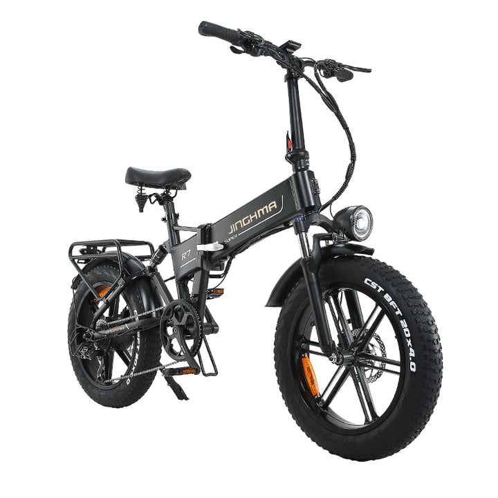 JINGHMA R7 800W 12.8AH Folding Electric Bike JINGHMA