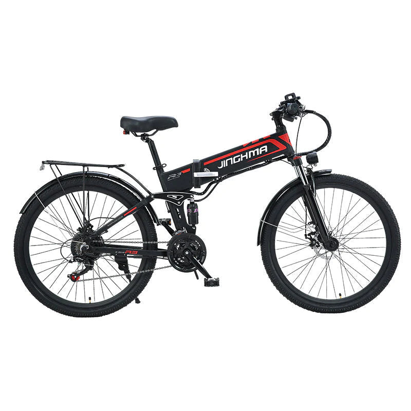 JINGHMA R3 800W 48V Folding Electric Bike2