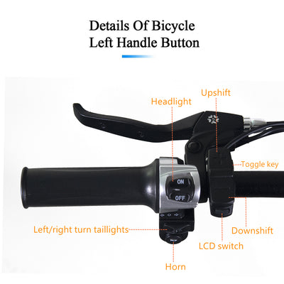 CMACEWHEEL T20 Electric Bike with 750W motor and 15AH battery featuring durable tires7
