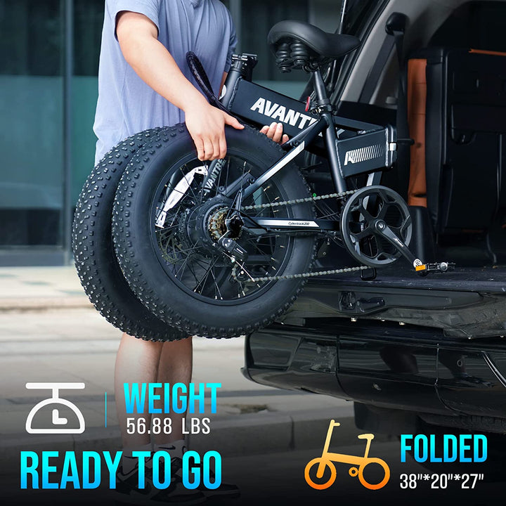 Macrover IPX200 500W Folding Electric Bicycle Macmission