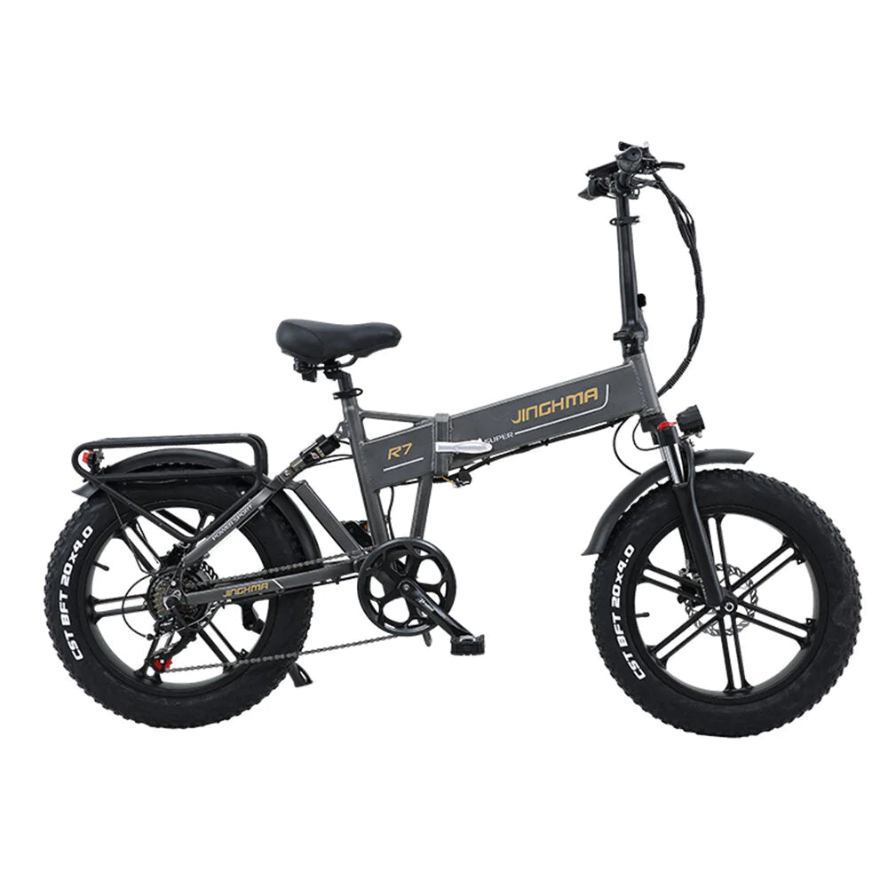 JINGHMA R7 800W 12.8AH Folding Electric Bike JINGHMA