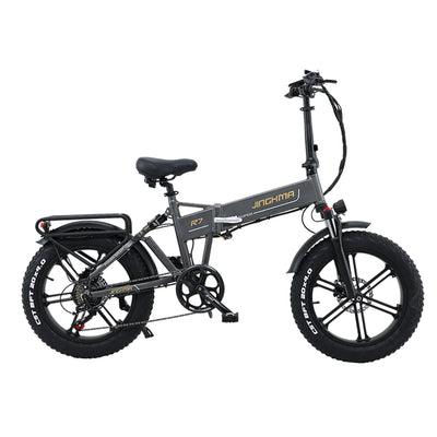 JINGHMA R7 800W 12.8AH Folding Electric Bike JINGHMA