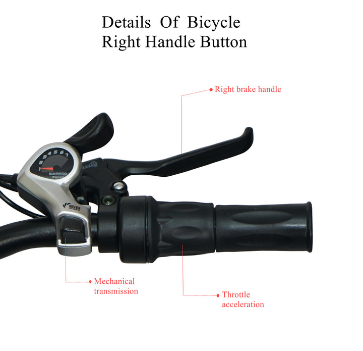 CMACEWHEEL RX20 48V 750W 15AH Hydraulic Oil Brakes Fat Tire Electric Bike CMACEWHEEL