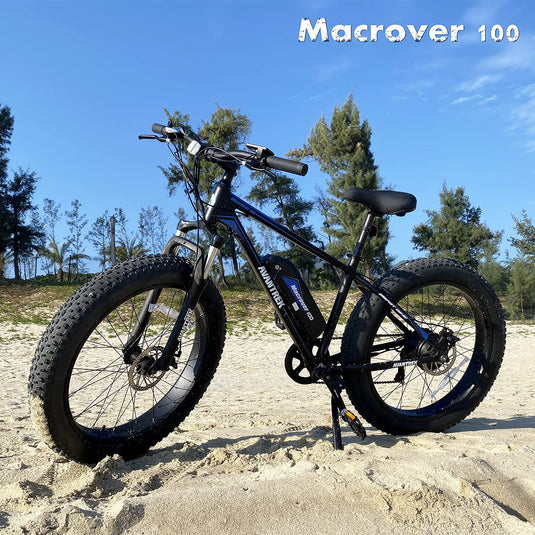 Macrover Mountain Electric Bicycle with 500W Motor and Fat Tires5