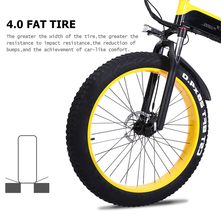 CMACEWHEEL X26 EBIKE 48V 750W 10AH folding electric bike2