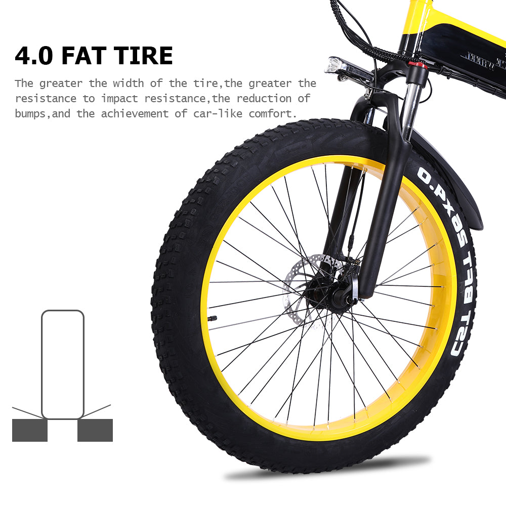 CMACEWHEEL X26 EBIKE 48V 750W 10AH folding electric bike2