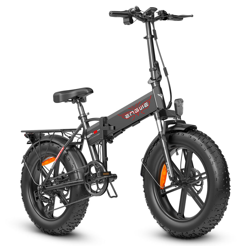 Bild in Galerie-Viewer laden, 750W Folding Electric Bike with ENGINE EP2 PRO 48V 750W 20 inch Fat Tire3
