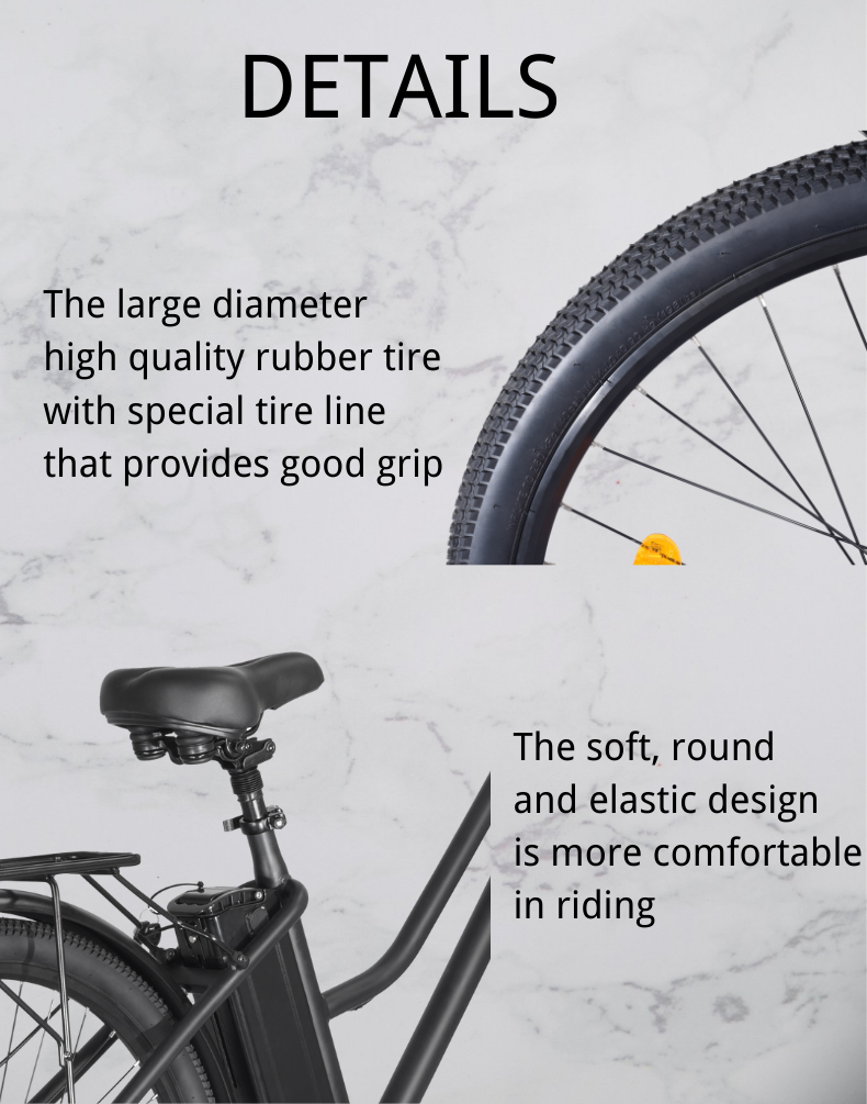 EBIKESZ BK1 Electric Bicycle, 350W Motor,36V 10AH Removable Battery EBIKESZ
