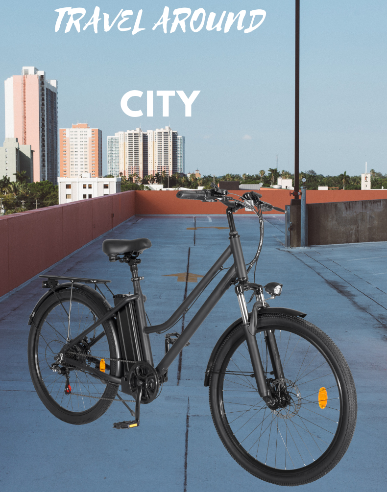 EBIKESZ BK1 Electric Bicycle, 350W Motor,36V 10AH Removable Battery EBIKESZ