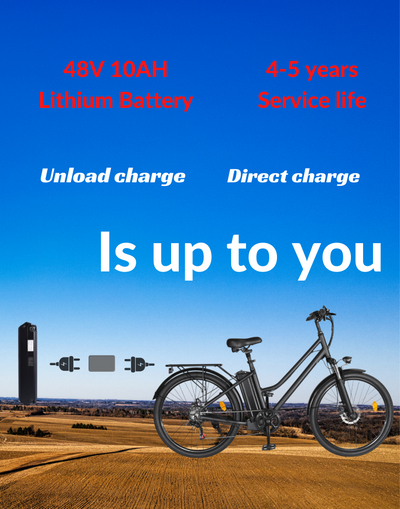 EBIKESZ BK1 Electric Bicycle, 350W Motor,36V 10AH Removable Battery EBIKESZ