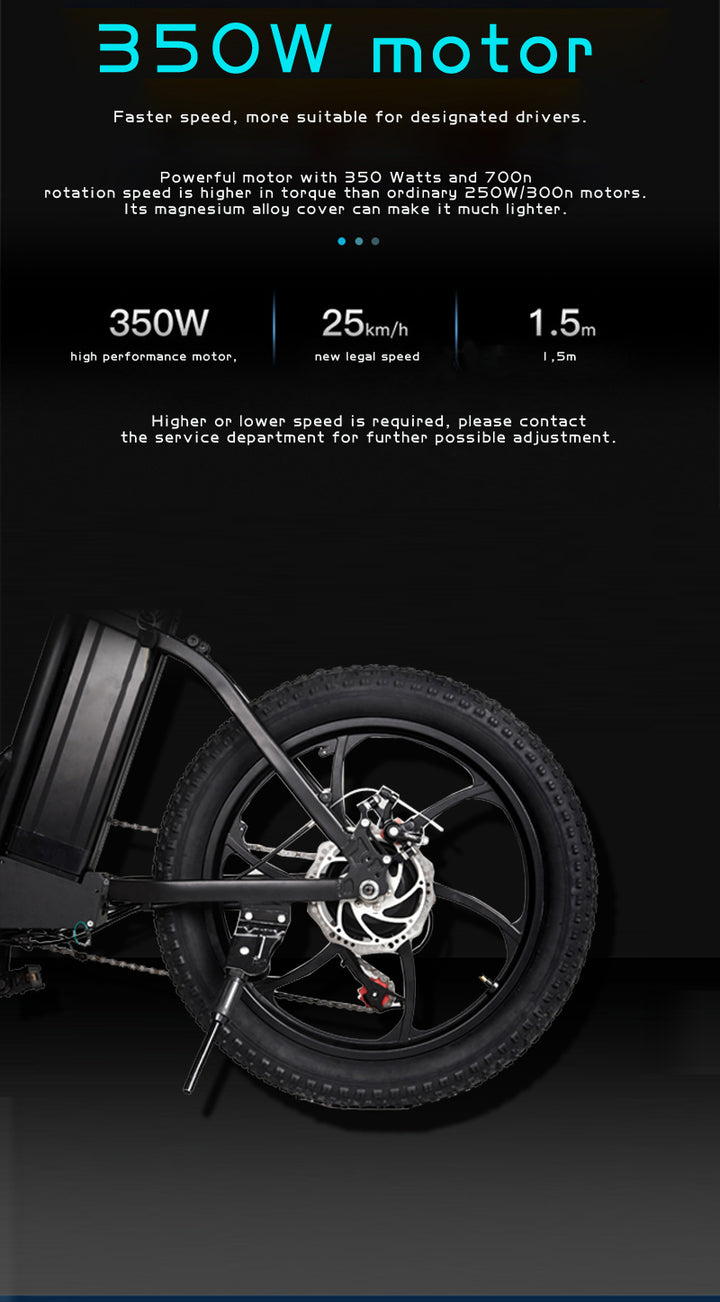 EBIKESZ BK6 Electric Bicycle, 350W Motor,36V 10AH Folding EBIKE EBIKESZ