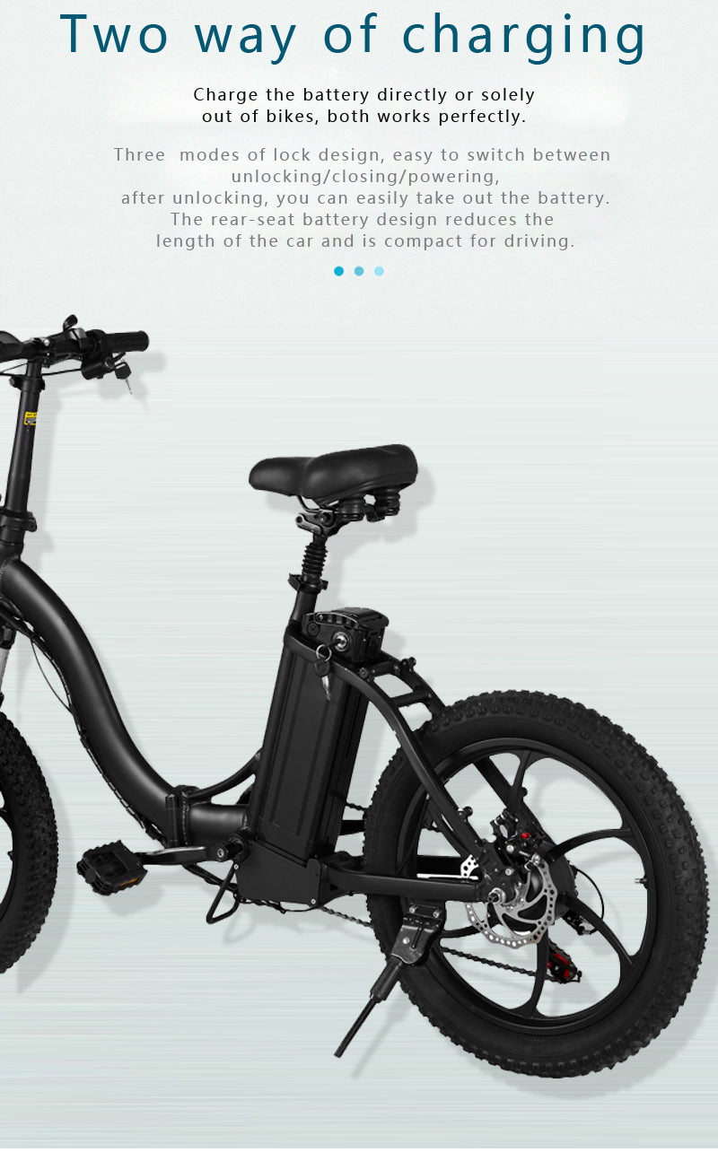 EBIKESZ BK6 Electric Bicycle, 350W Motor,36V 10AH Folding EBIKE EBIKESZ